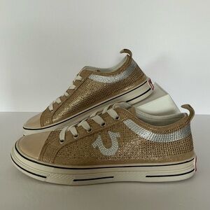 True Religion Addilyn Embellish Lace Up Sneakers 7,5